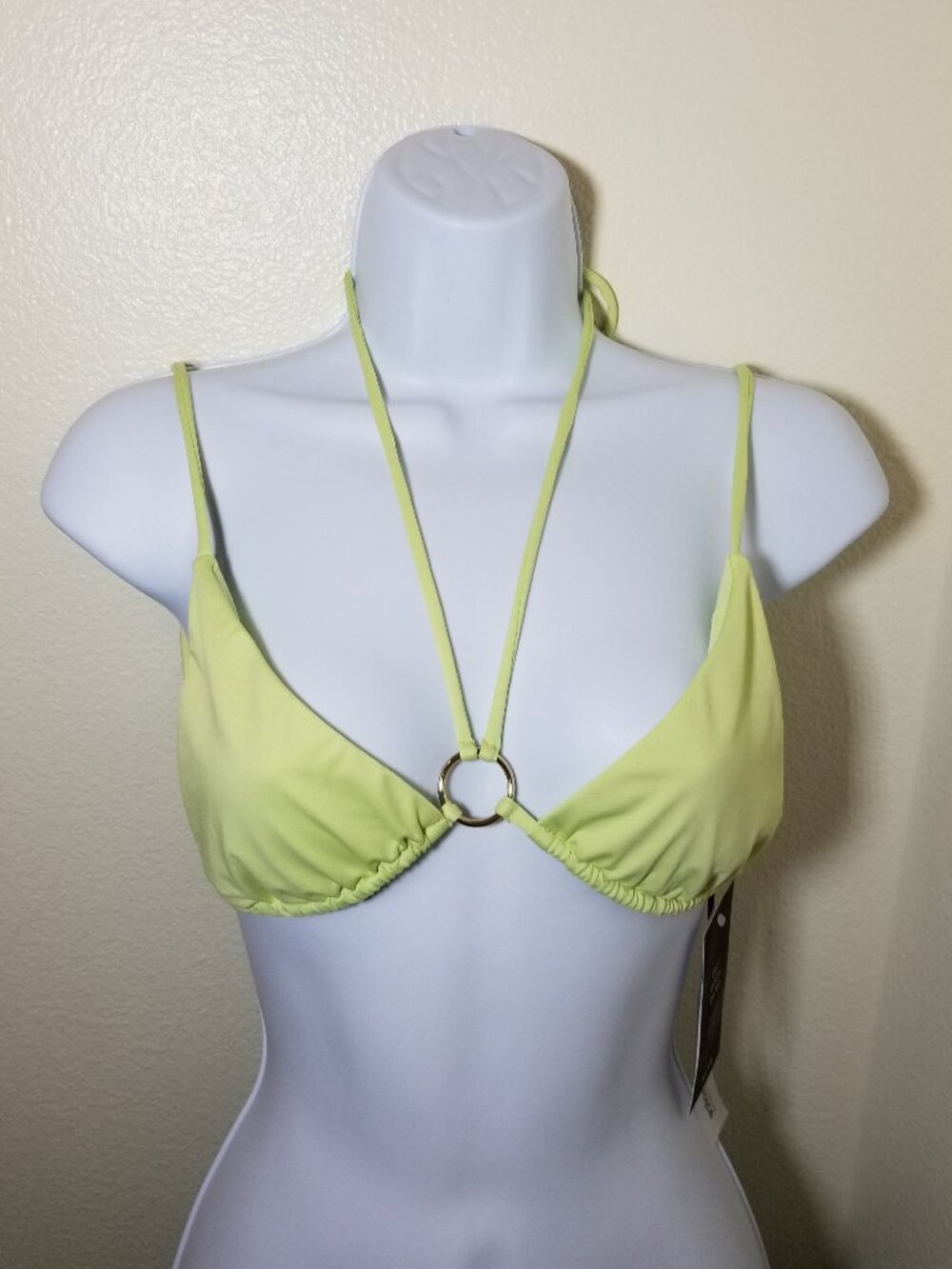 Zoe Pastelle x NA-KD Green Bikini Top Size Medium Beach Swim Summer Festival NWT